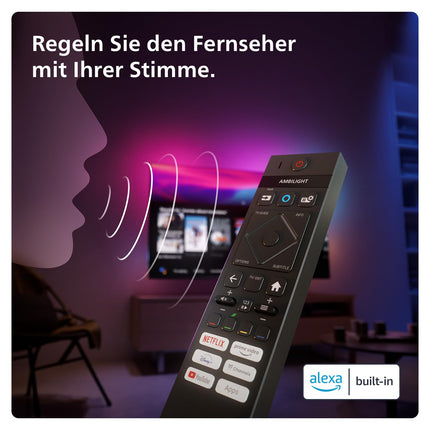 Philips Ambilight The Xtra 55PML9009 4K Quantum Dot MiniLED nutiteler - 55-tolline ekraan P5 Perfect Picture Engine Ultra HD, Titan OS, Dolby Vision ja Dolby Atmos Soundiga - antratsiithall