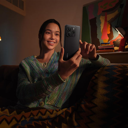 Xiaomi Redmi Note 14 5G nutitelefon, 8 + 256 GB, must, 108MP tehisintellektiga kaamerasüsteem, 5110mAh aku, 120Hz silmakaitsega ekraan, tehisintellektiga funktsioonid (laadijat ei kuulu komplekti)