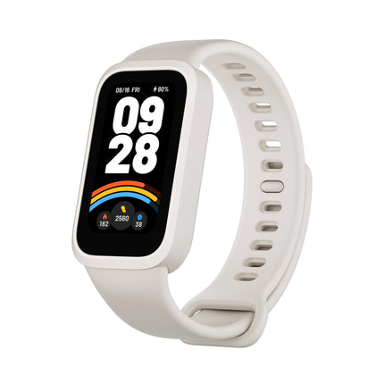 Xiaomi Smart Band 9 Active White – 1,47-tolline TFT-ekraan, 18-päevane aku tööiga, 50 spordirežiimi, SPO₂-andur, veekindlus kuni 5 ATM-i