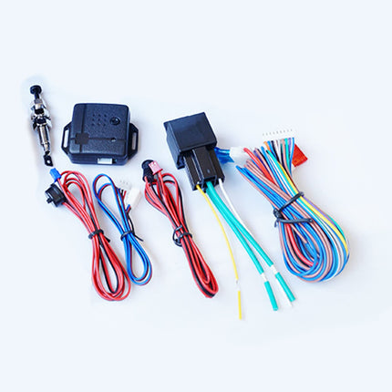 WANGCL Car Remote Alarm, Vehicle Anti-Theft System, Keyless Central Locking + Shock Sensor + 2 Universal Remote Controls