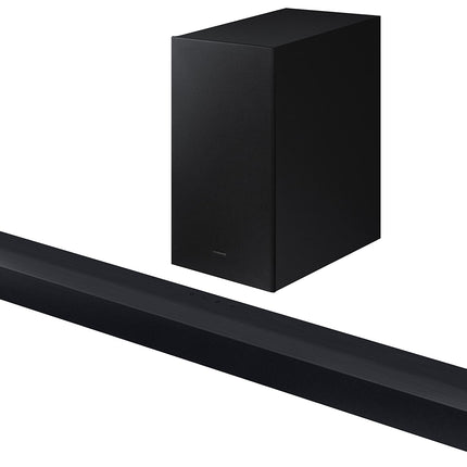 SAMSUNGi heliriba HW-C450/ZF C-seeria, 3 kõlarit, subwoofer komplektis, 2.1-kanaliline heli, Adaptive Sound Lite, must 2023