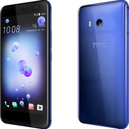 HTC U11 nutitelefon (13,97 cm (5,5 tolli), 16 MP esikaamera, 64 GB salvestusruum, Android) safiirsinine, Alexa integratsiooniga