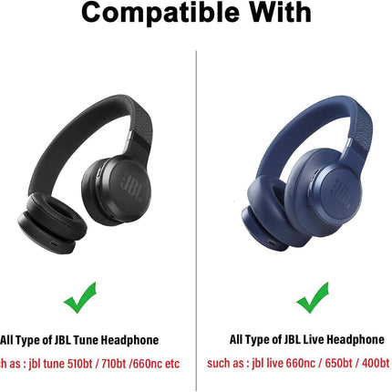 XANAD kõrvaklappide ümbris JBL Tune 510BT / JBL Tune 520BT / JBL Tune 770nc / JBL Tune 720bt / JBL live 770nc / JBL live 670nc kõrvaklappidele (hall)