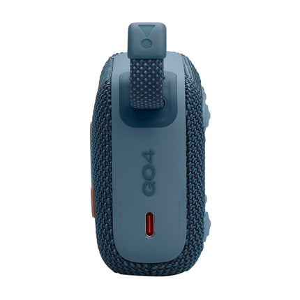JBL Go 4 - Blue – Portable Bluetooth speaker with JBL Pro Sound, deep bass and playtime boost function – Waterproof and dustproof – 7 h battery life