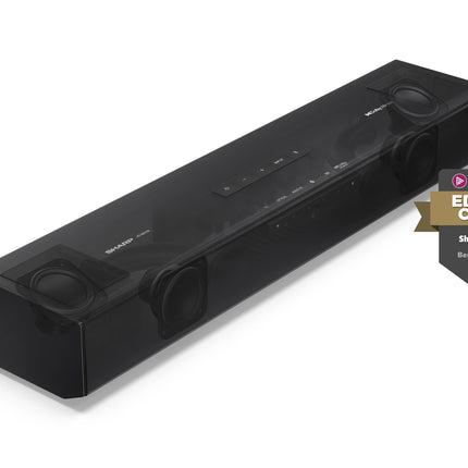 SHARP HT-SB700 2.0.2 kompaktne Dolby Atmos heliriba 140W (Bluetooth, HDMI, AUX-sisend (3,5 mm), must