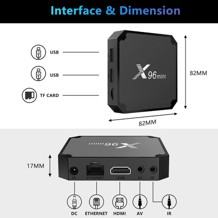 Android TV Box 4k, X96 Mini Android 11.0 nutiboks, voogedastusmeediapleier, Amlogic S905W2 neljatuumaline RAM 2GB ROM 16GB, kahekordne 2.4G/5.8G WiFi, HDR+ nutikoduboks telerile koos teleri puldiga