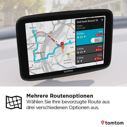 TomTom GO Classic Lite auto navigatsioonisüsteem (5-tolline, TomTom Traffic, Euroopa kaardiuuendused kaasas, uuendused WiFi kaudu, integreeritud, pööratav kinnitus)