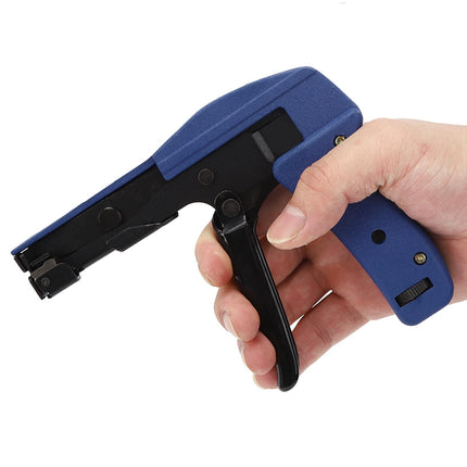 Cable tie fastening tool, cable tie gun, blue chrome vanadium alloy steel, nylon tie For tightening and cutting cable ties, fastening, tensioning,