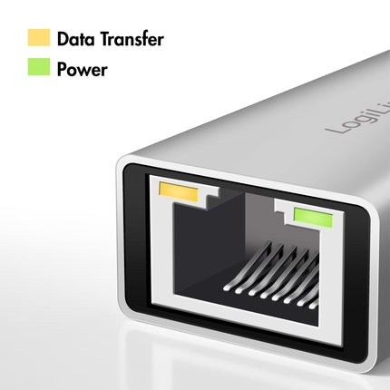 LogiLink UA0422 - USB (tüüp A ja tüüp C) - RJ45 võrguadapter 2.5G
