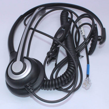 Wantek RJ9 Telephone Headset with Microphone Noise Cancelling &amp; Volume Control, Landline Telephone Headphones for Cisco Telephone 6921 6941 6945 7841 7942 7945 7960 7965 8811 8851(Y600C1)