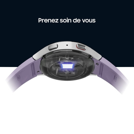 Samsung Galaxy Watch5 nutikell, tervisejälgija, spordikell, pikaealine aku, Bluetooth, 40 mm, roosakuldne, 1-aastane garantii pikendamine [välja arvatud Amazon] - prantsuse versioon