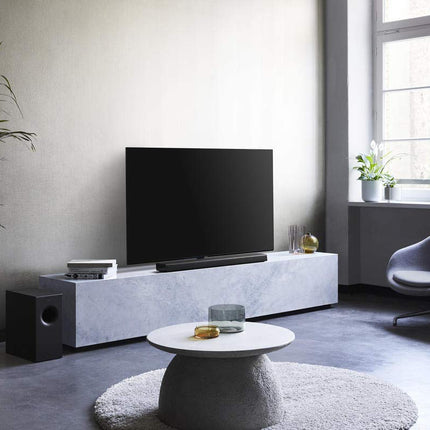 Panasonic SC-HTB600EGK 2.1 heliriba juhtmevaba subwooferiga (Dolby Atmos, Bluetooth, HDMI, 360 vatti RMS) must