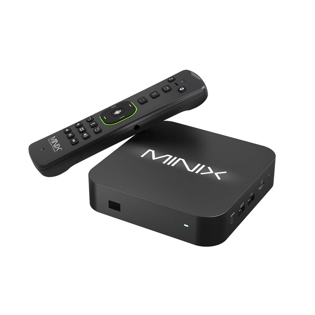 MINIX U8K-Ultra 8K Androidi meediapleier tehisintellektiga pildikvaliteedi täiustaja ja tehisintellektiga eraldusvõime suurendajaga, 8 GB RAM, 128 GB eMMC, AOSP 11 toega, mitte-Android TV süsteem, Dolby Vision ja Dolby Atmos sertifitseeritud