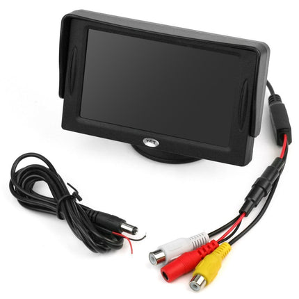 Üldine 10,92 cm TFT LCD värviline monitor 16:9 auto tahavaatekaamera ja parkimisabi GPS jaoks