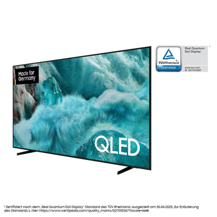 Samsung QLED Q7F2 4K 75-tolline (189 cm) UHD-teler, Q4 tehisintellektiga protsessor, kvantpunkt tõeliste värvide jaoks, 4K ülesskaleerimine, Knox Security, mängukeskus, tasuta sisu, Samsung Vision tehisintellektiga nutiteler (2025)