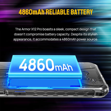 Ulefone Armor X12 Pro Outdoor Handys ohne Vertrag, MTK G36 8GB+64GB Outdoor Smartphone Android 14, 13MP+8MP, 5.45" HD+, 4860mAh Akku, IP68 Handy ohne Vertrag, Dual SIM 4G NFC OTG GPS FM,Grün