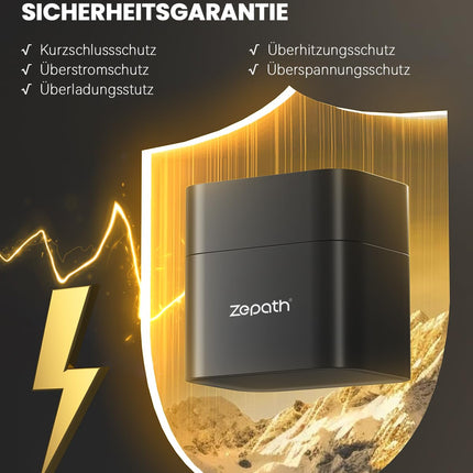 Zepath 8xAA laetavad liitiumakud laadijaga, 3600mWh suure mahutavusega 1,5V AA patareid, kauakestev laetav AA liitiumioonaku integreeritud laadimiskarbiga