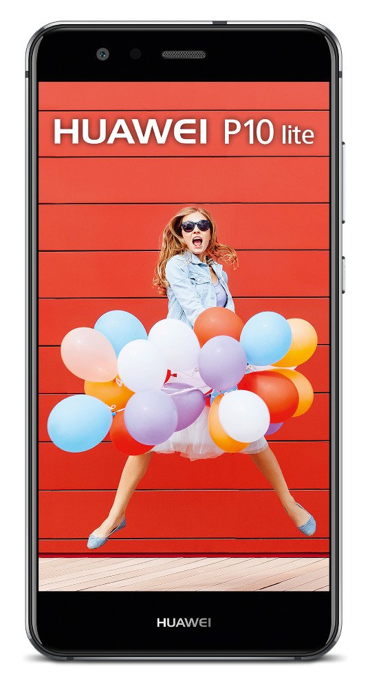 HUAWEI P10 lite kahe SIM-kaardiga nutitelefon (13,2 cm (5,2 tolli) puutetundlik ekraan, 32 GB sisemälu, Android 7.0) must