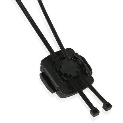Wicked Chili bike mount compatible with Garmin eTrex, Dakota, Oregon, Approach, Astro, GPSMAP (perfect fit, QuickFix, with resealable cable ties, Made in Germany) black