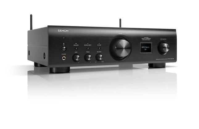 Denon PMA-900HNE HiFi võimendi, stereovõimendi sisseehitatud HEOS-iga, 2x85W, sisseehitatud fono eelvõimendi, kõrglahutusega sertifikaat, AirPlay 2, Bluetooth, must