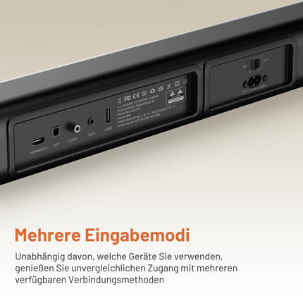 Chaowei 100W teleri heliriba subwooferiga - 3D ruumiline heli, Bluetooth ja HDMI, kohandatav ekvalaiser - stiilne ja moodne disain