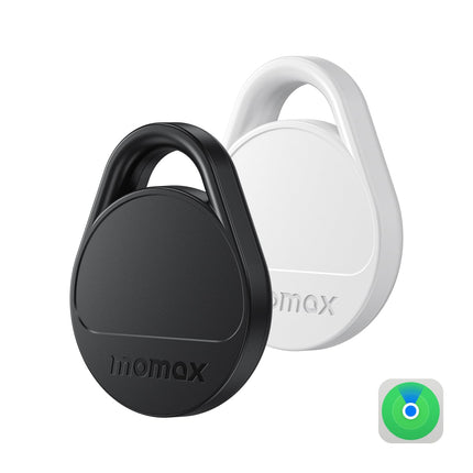 Momax Smart Air Tracker, pagasijälgija, nutikas silt võtmetele, seljakottidele, rahakottidele ja lemmikloomadele, töötab Apple Find My rakendusega (ainult iOS 18+), sisaldab globaalset otsinguvõimalust, 2-osaline komplekt