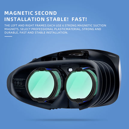 Magnetiline prillide vahetükk PSVR 2 objektiivi jaoks, kriimustuskindel rõngas, prillide kaitseraud koos objektiivikaitsega, sobib PS VR2-le