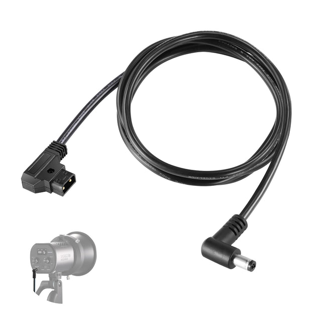 NEEWER 1,8 m D-tüüpi isas-alalisvoolu emaspistik toitekaabel, toitejuhe MS60 MS60B MC60C MS150B pidev LED-videovalgusti, NC010