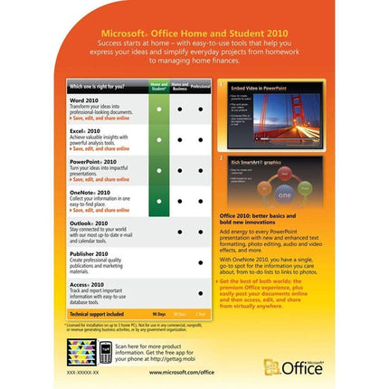 Microsoft Office Home and Student 2010
