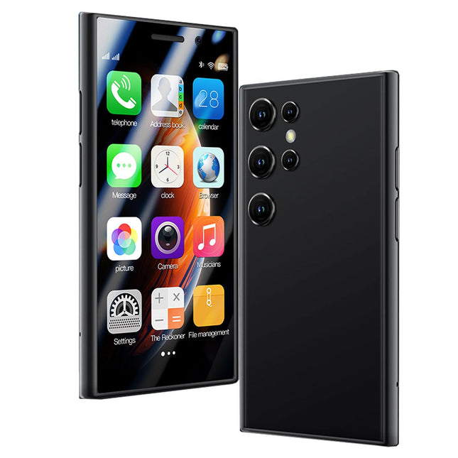 Hipipooo mininutitelefon, 3-tolline Android 9.0, kahe SIM-kaardiga minitelefon, 1950 mAh aku, 3 MP + 5 MP kaamera, Face ID, 2 GB + 16 GB (4G-must)