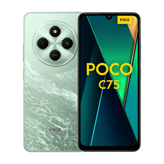 Poco C75 8GB 256GB roheline, Android nutitelefon, 2.0GHz, 6.88" ekraan, 50MP tehisintellektiga topeltkaamera, 5160mAh aku