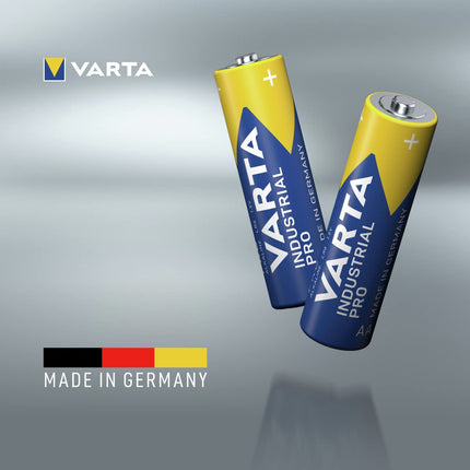 VARTA AA patareid, 40 tk, Industrial Pro, leelispatarei, 1,5 V, hulgipakk, valmistatud Saksamaal [ainult Amazonis]