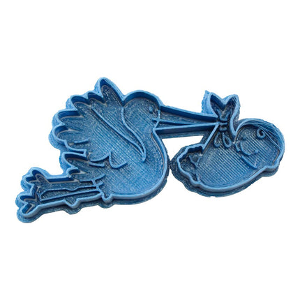 Cuticuter Occasions Stork Cookie Cutter, Blue, 8 x 7 x 1.5 cm
