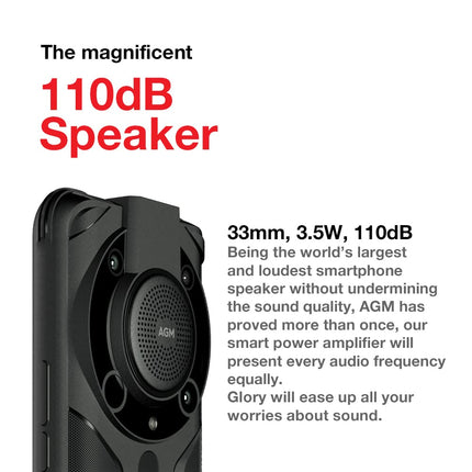 Välitingimustes kasutatav lepinguta mobiiltelefon, AGM Glory 5G nutitelefon 6200mAh külmakindel aku, IP68/IP69K Android 11 8G+256G 18W kiirlaadimine Dual SIM, Qualcomm Snapdragon 480, 48MP+20MP, 6,53-tolline FHD+ ekraan