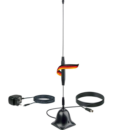 SCHWAIGER 20310 DVBT-2 antenn siseantenn digitaalne analoogtelevisioon HD siseruumide signaali võimendus LTE blokeeriv filtri vastuvõtt DVB-T DAB+ FM