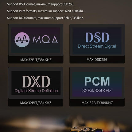 xDuoo XA-02 sümmeetriline DAC kõrvaklappide võimendi ES9039Q2M MQA Bluetooth dekooder PCM 32Bit/384kHz