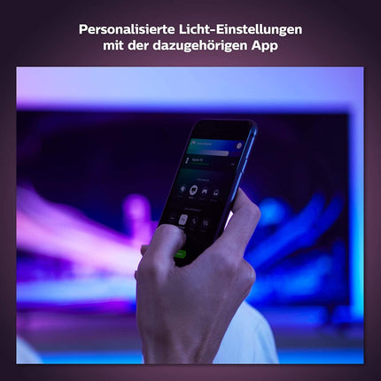 Philips Hue Play HDMI sünkroonimiskast, nutikas lisatarvik teleri LED-taustvalgustuseks, sujuv valguse sünkroniseerimine kodukino või mängude jaoks Dolby Visioni, 4K ja ruumilise valgustusega