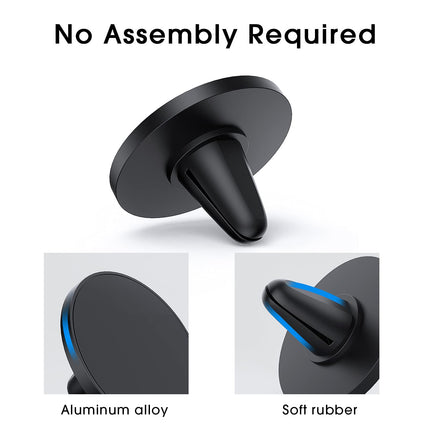 TechMatte 2 Pack MagGrip Car Phone Mount, Designed for iPhone 16/15/14/13/12 Series MagSafe, Magnetic Air Vent Car Mount Compatible with iPhone 16/15/14/13/12 Mini Pro Pro Max