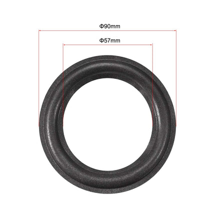 uxcell Foam Rings for Speaker Repair or DIY, 8.9 cm, 4 Pieces