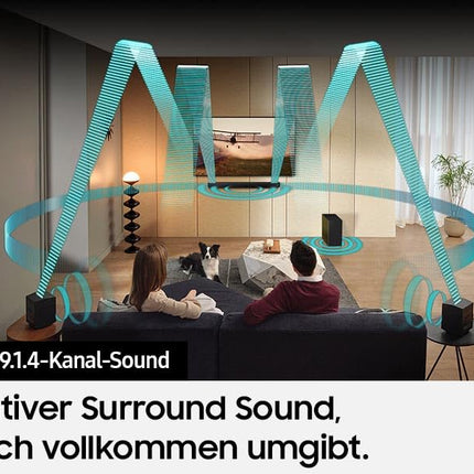 Samsung HW-Q935GD 9.1.4-kanaliga Q-Soundbar teleritele, 2.0.2-kanaliga tagumised kõlarid, Bluetooth-kõlar juhtmevaba Dolby Atmose / DTS:X-iga, Q-Symphony [2024]
