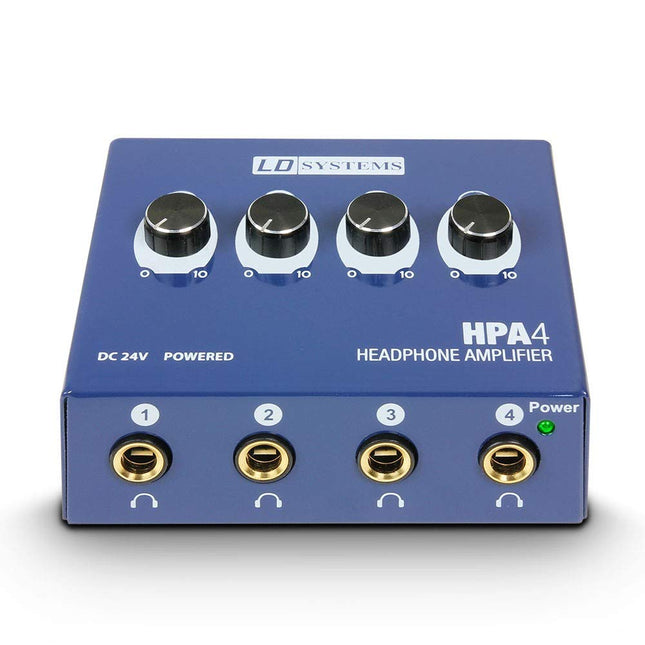 LD Systems LDHPA4 kõrvaklapivõimendi (4 kanalit)