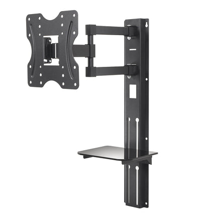 Maclean MC-771 seinakinnitus riiuliga 23"-42" 200x200 VESA LCD LED plasmateleri kinnitus