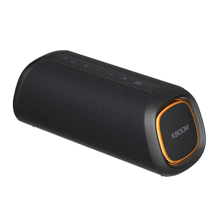 LG XBOOM Go DXG5, portable Bluetooth speaker (20 watts, Google Assistant, Siri, lighting), black