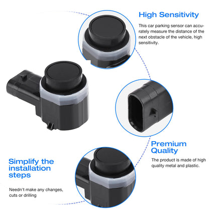 Keenso parkimisandurid, parkimisabi tagurdusandur, parkimisandur ees/tagumine PDC-andur XF/XJ/XK, Mk6 / FOCUS MK3 / KUGA jaoks (2 tk)