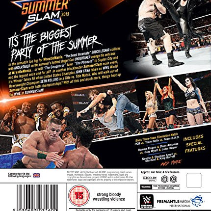 WWE: SummerSlam 2015 [Blu-ray]