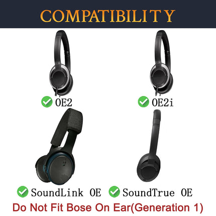 SOULWIT® professionaalsed jahutusgeeliga vahetuskõrvapadjad Bose On-Ear 2 (OE2 ja OE2i) / SoundTrue On-Ear (OE) / SoundLink On-Ear (OE) kõrvaklappidele