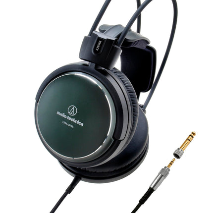 Audio-Technica A990Z suletud Hi-Fi kõrvaklapid, tumerohelised metallikvärvid