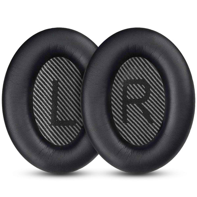Kõrvapadjad Bose QuietComfort 35 ii jaoks, kvaliteetsed vahetuspadjad Bose QuietComfort 35 (QC35) kõrvaklappidele, vahetuskõrvapadjad, mis ühilduvad Bose QuietComfort 35 II QC35 II kõrvaklappidega (mustad)