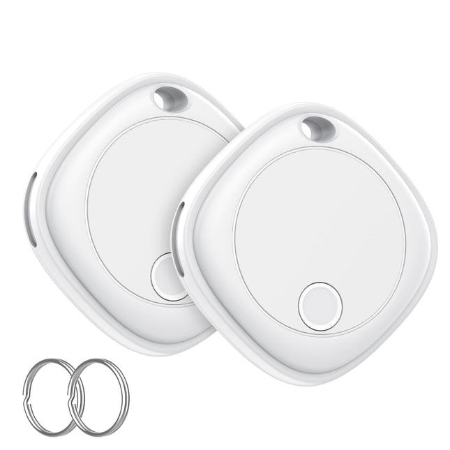 Air Tag-2 Pack, Bluetooth-jälgijaga esemete leidja, töötab Apple Find My rakendusega (ainult iOS), Air Tagid paela/võtmerõngaga, võtmeleidja kottidele, pagasile, rahakottidele, seljakottidele, kohvritele