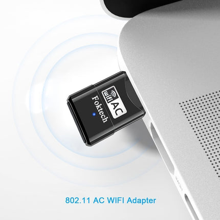 WLAN-pulk, AC600 kahesageduslik 2.4G/5G traadita võrgu USB WiFi-adapteri dongle lauaarvutile, sülearvutile, tahvelarvutile, toetab Win 10/8/7/Vista/XP/2000, Mac OS 10.4–10.12